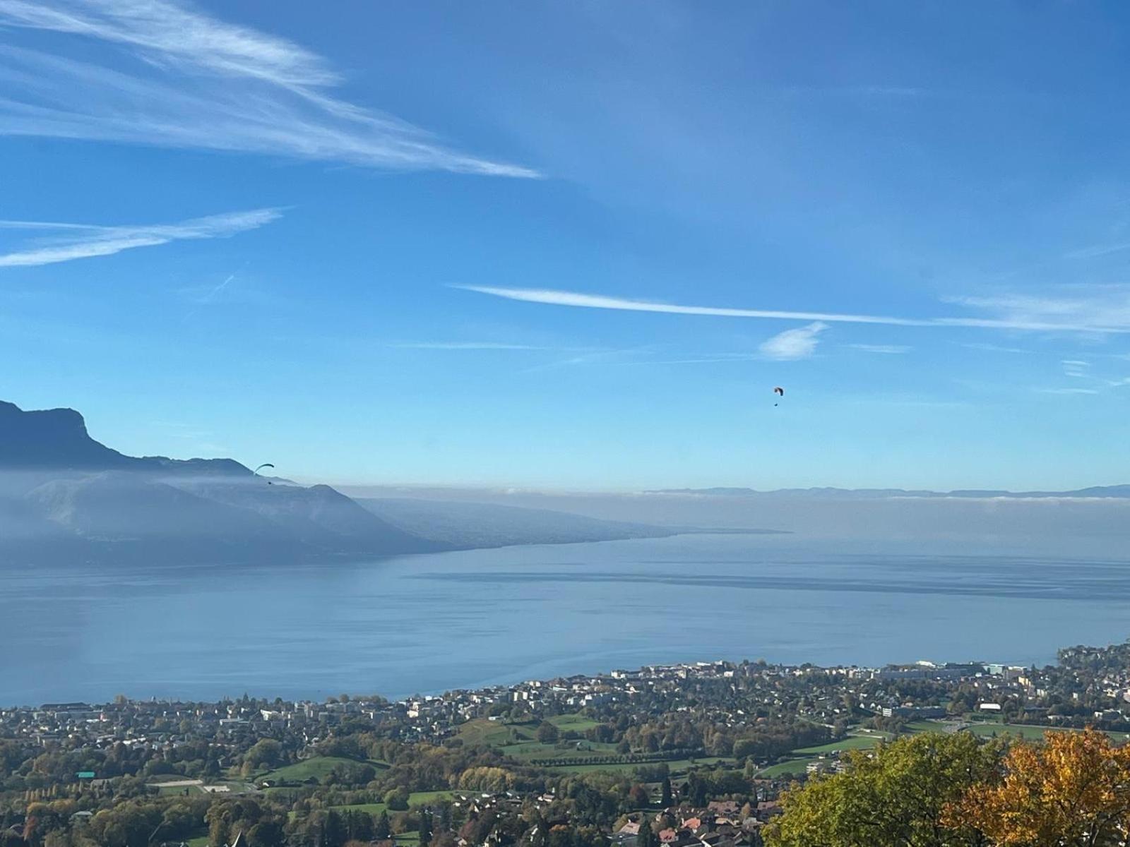 Swiss Chalet - Mountain And Lake View Blonay Eksteriør bilde