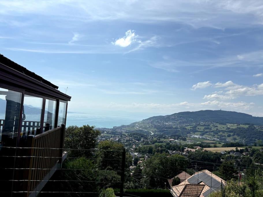 Swiss Chalet - Mountain And Lake View Blonay Eksteriør bilde