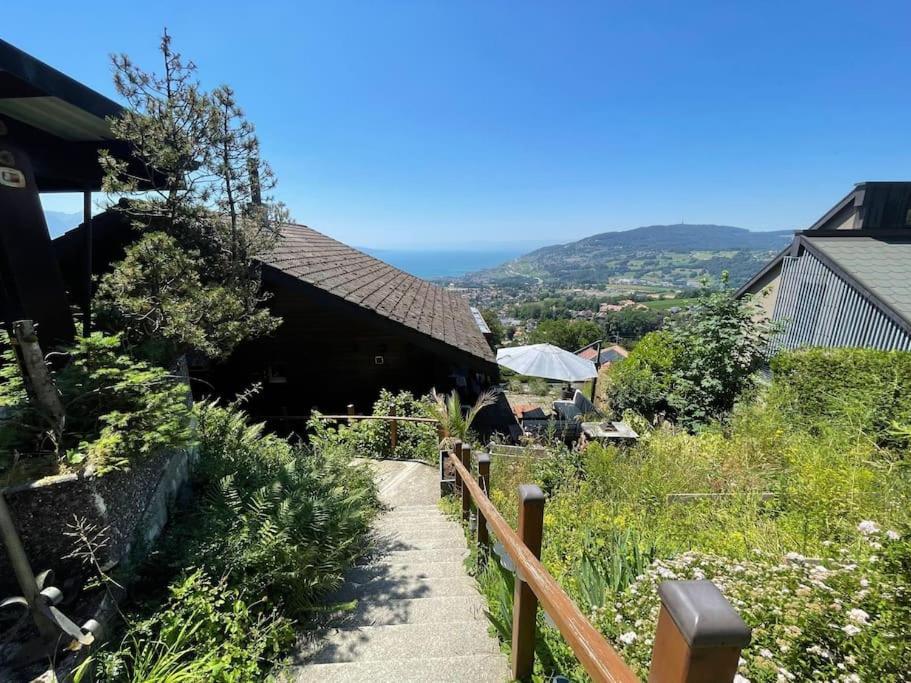 Swiss Chalet - Mountain And Lake View Blonay Eksteriør bilde